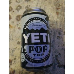 YETI Limited Edition RARE Pop Top  Stash Can / Empty Yeti Can  Fathers Day Gift